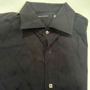 Full Circlele shirt in diamond pattern fabr